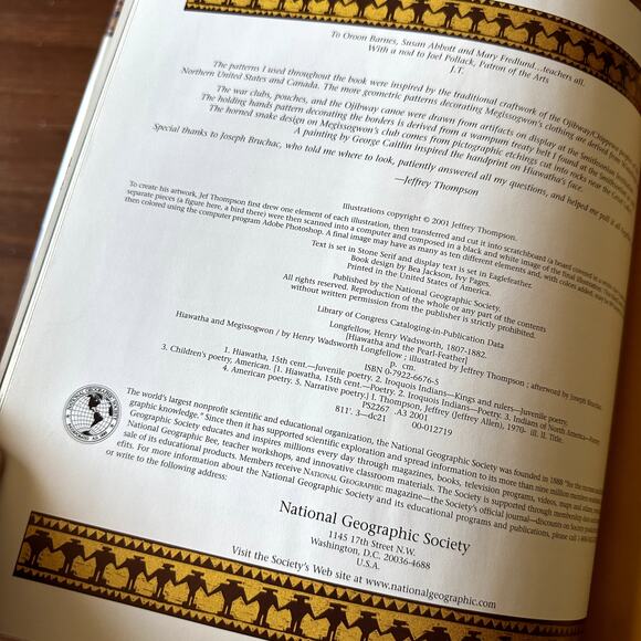 Vintage 2001 Hiawatha And Megissogwon Hardcover Book - Picture 2 of 9